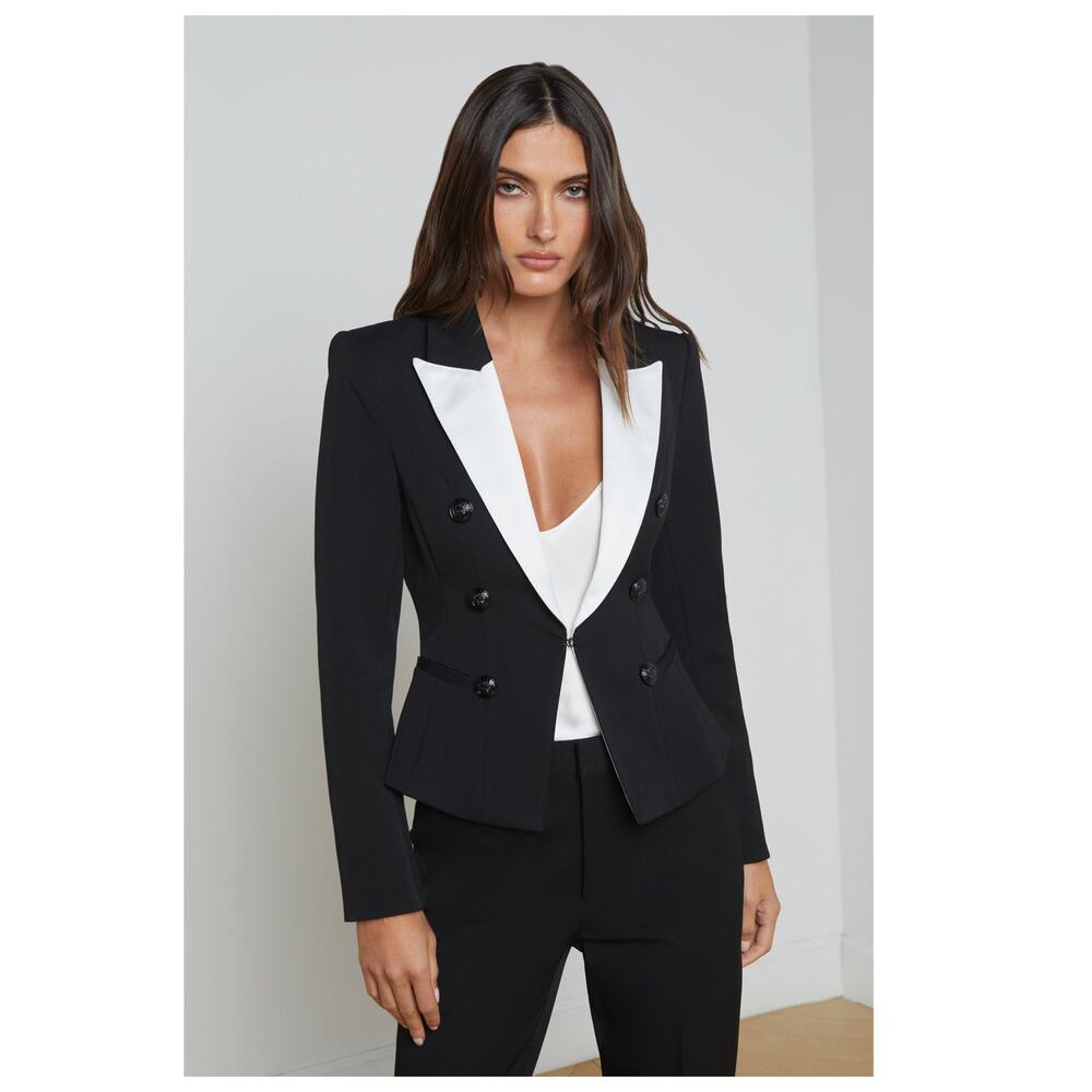 L'AGENCE Andalusia Tuxedo Blazer Size 4